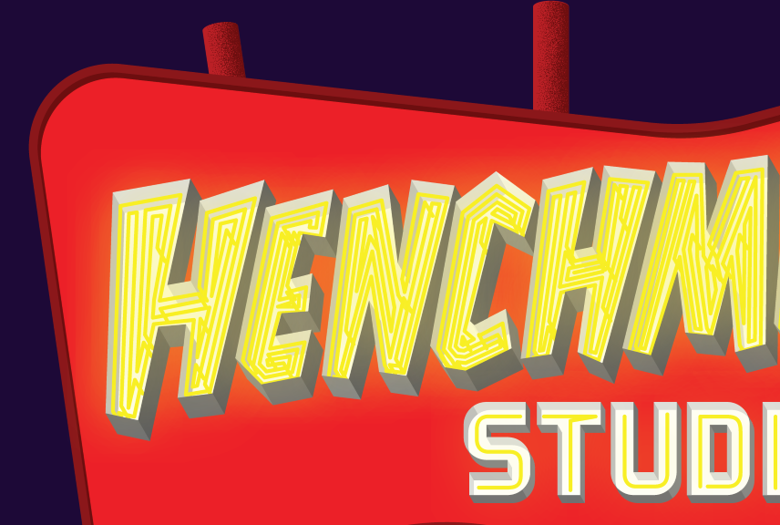 close up of lightup letters